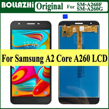 AMOLED A260 samsung LCD A2 Çekirdek A260 SM-A260F / DS A260G A260F lcd ekran dokunmatik ekranlı sayısallaştırıcı grup