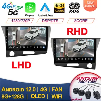 Araba Radyo Honda CRZ İçin CR-Z 2010-2016 2017 DSP Carplay Android Otomatik Navigasyon GPS Multimedya Oynatıcı Stereo Video HİÇBİR DVD 2Din