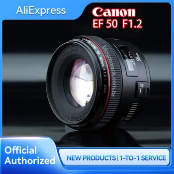 Canon EF 50mm F1.2 L USM Büyük Diyafram Sanal Portre Sabit odak lensi Tam Çerçeve dijital kamera EOS 90D 850D 5D Mark IV