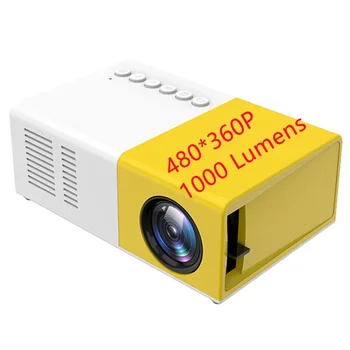 Fabrika YG300 4K HD Salange J9pro Taşınabilir Projektör Mini Beamer Cep Mobil Ev Video Projektör Çocuklar İçin Hikaye Projektör