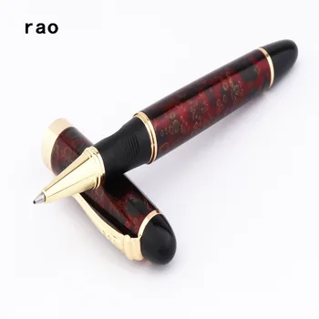 Jinhao X450 Bordo kırmızı Noktalar Renk İş Ofis Orta nib tükenmez kalem Yeni