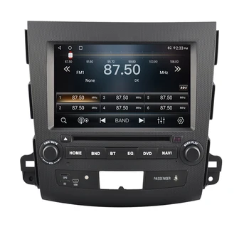 Mitsubishi Outlander Xl için 2 2005-2011 Android 12 Araba Radyo Multimidia Oynatıcı 2 Din Carplay Stereo GPS DVD Kafa Ünitesi Kamera