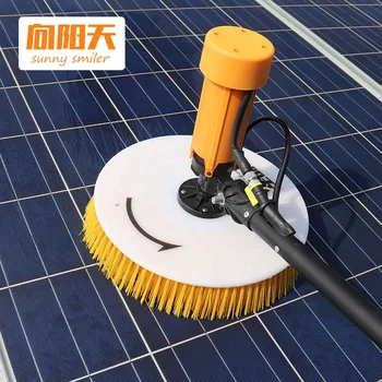 Sunnysmiler güneş paneli temizleme ekipmanları üreticisi fotovoltaik temizlik robotu elektrikli haddeleme fırçası