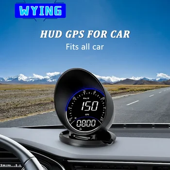 WYING G6 GPS Araba HUD Hız Göstergesi Head Up Display Kilometre Zaman Yorgunluk Sürücü Alarmı Akıllı Araçlar Elektronik Aksesuarları