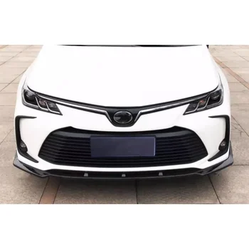 Yüksek kaliteli ABS için uygun 2019 2020 Toyota Corolla ön dudak spor ön kürek çarpışmadan kaçınma 1 takım/3 bölümler