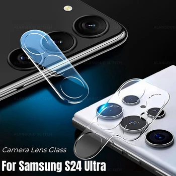 3 ADET Kamera lens camı Samsung Galaxy S24 Ultra S24 + Arka Lens Koruyucu HD cam S23ultra S23 artı s23+
